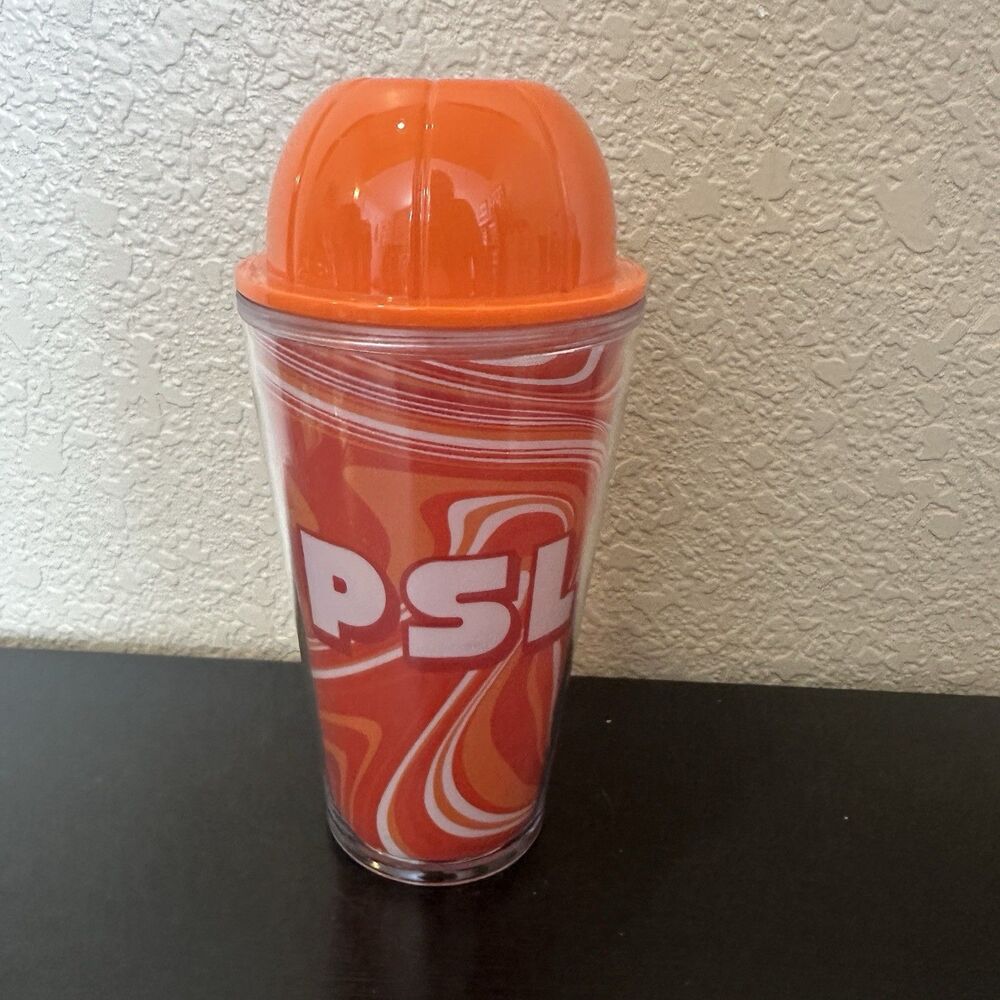 Starbucks Pumpkin Spice latte Cup‎ Tumbler PSL Europe UK  2023 Fall 16oz Frappe